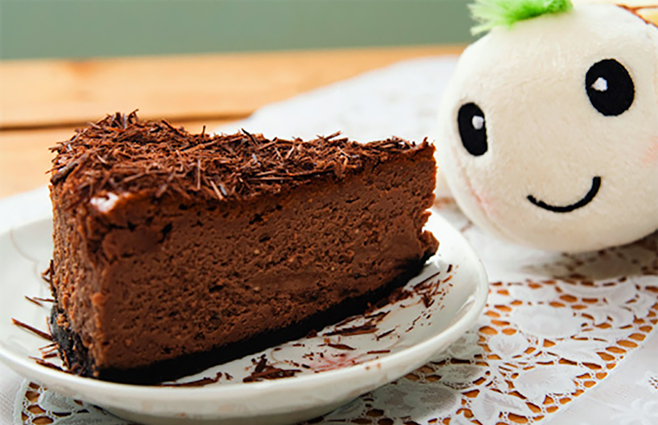 Bánh kem phômai socola - Chocolate cheesecake
