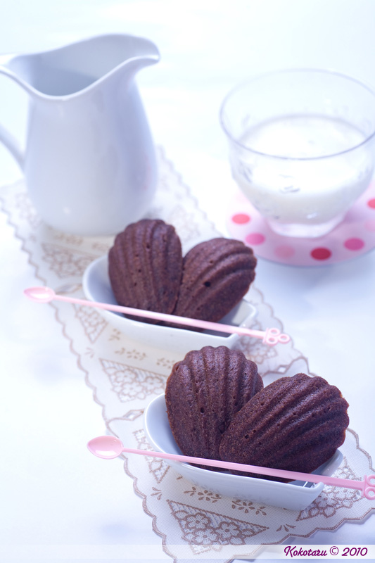 chocolate madeleines 